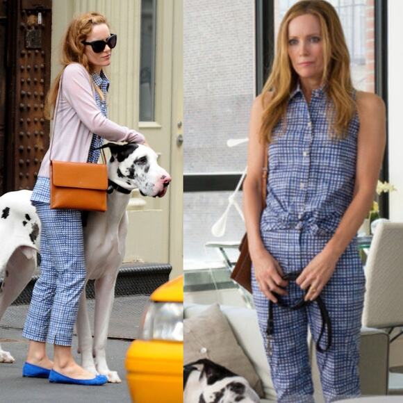 Prada Gingham Print Cotton Button-Down Sleeveless Shirt Top Red/White/Blue US 2 - Picture 8 of 10